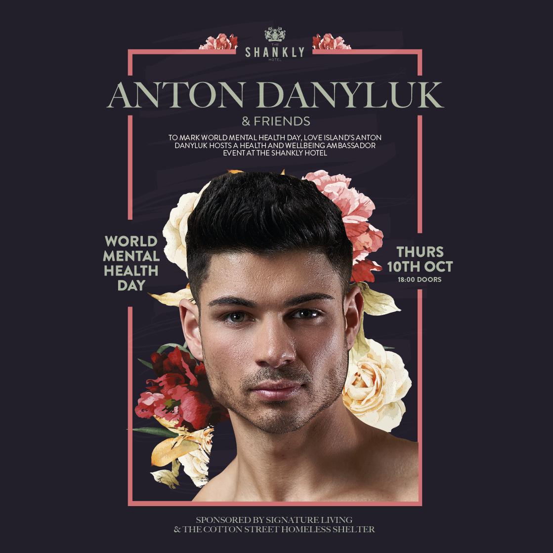 Shankly Hotel (@shanklyhotel) on Twitter photo We're marking #WorldMentalHealthDay with a special event, led by UN ambassador <a href="/Anton_Danyluk/">ANTON DANYLUK</a> at The Shankly Hotel.
Presented by Cotton Street homeless shelter & <a href="/LawKenwright/">Lawrence Kenwright</a>, please come & show your support as we aim to break the stigma for good. Let's get talking about it... We're marking #WorldMentalHealthDay with a special event, led by UN ambassador <a href="/Anton_Danyluk/">ANTON DANYLUK</a> at The Shankly Hotel.
Presented by Cotton Street homeless shelter & <a href="/LawKenwright/">Lawrence Kenwright</a>, please come & show your support as we aim to break the stigma for good. Let's get talking about it...
