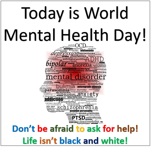Don't be afraid to speak up and ask if you feel your mental health is suffering. There are lots of organisations that can help! Go online and find a number to call in your area. Don't wait and let the problem become worse. #mentalhealth #depression #anxiety #mentalhealthday