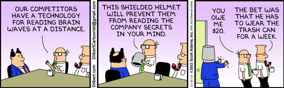 getedge_ai's tweet photo. There are two types of secrets in every organisation:
1) Corporate Secrets
2) Employee Secrets
What's yours?
#ThursdayTickle #management #Dilbert #MidweekHumour https://t.co/ghALCtZ7iO