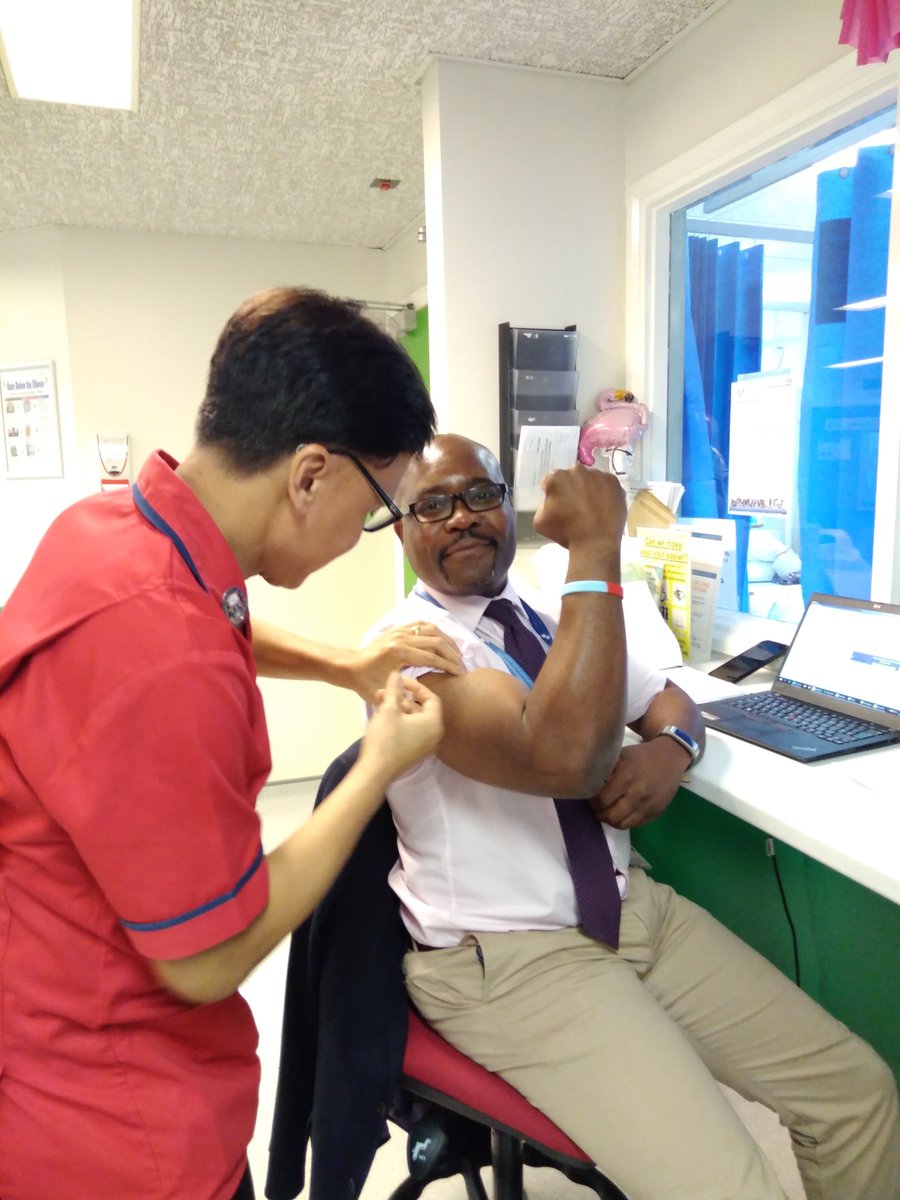 Flu fighting has begun...