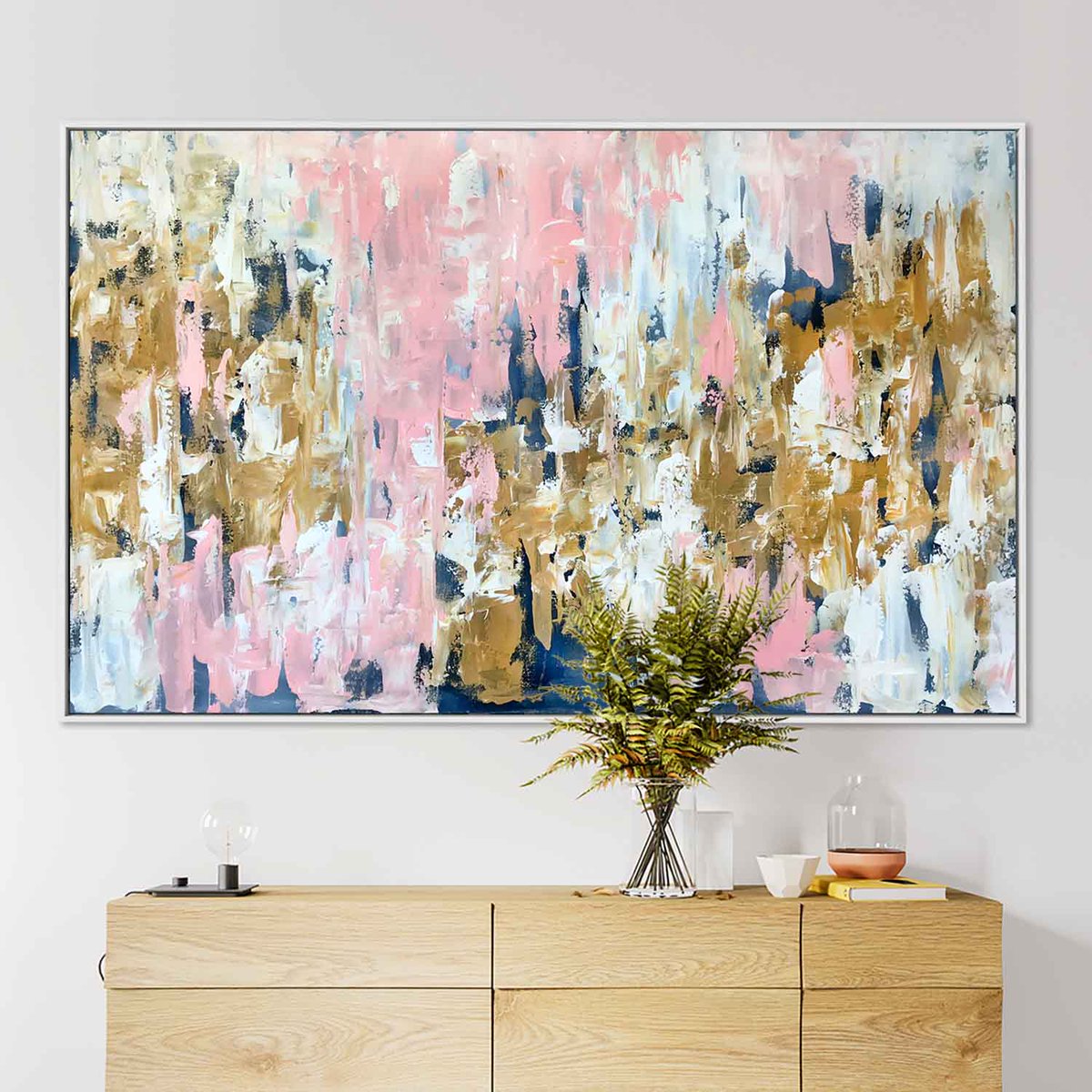 'Clouds 3' is now sold to a client in the US 🔴🎨🇺🇸 #soldart #originalpaintings #abstractart