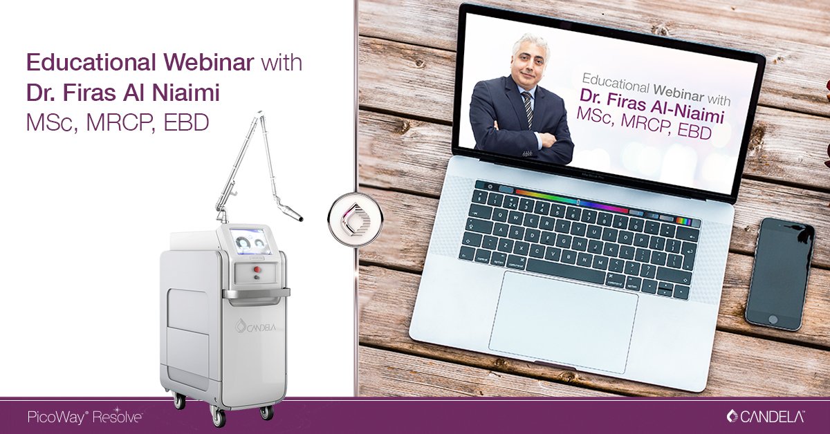 Do you have an hour to spare? It's still possible to watch our educational webinar. In a 45 minute webinar Dr. Firas Al-Niaimi discusses the results his practice achieved with the PicoWay system.

Sign up for this webinar here:  ow.ly/8tXx50wHksf