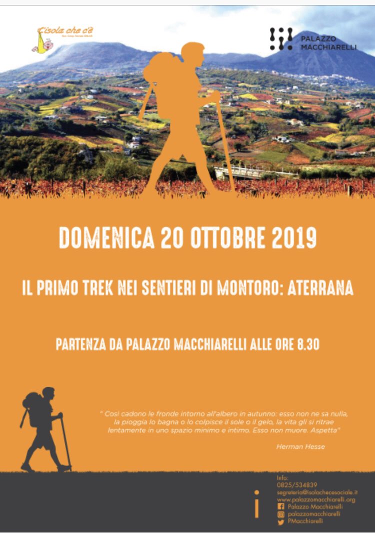 PMacchiarelli's tweet photo. Primo Trek nei sentieri di Montoro: escursione il 20 ottobre 2019 si parte da Aterrana https://t.co/iaEqnTuIEk