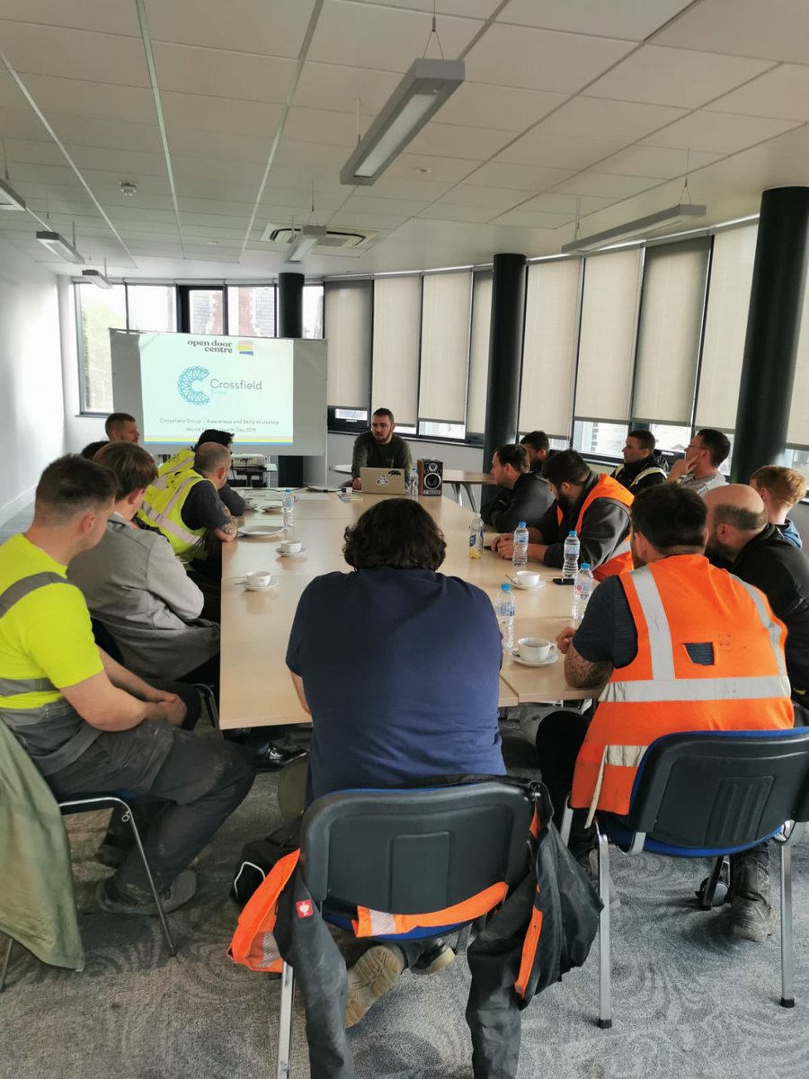 On #WorldMentalHealthDay we are delighted to welcome local charity @TheODCentre to run mental health workshops with our site teams. We have just commenced our first workshop at <a href="/TheWomensOrg/">The Women's Organisation</a> with members of our team and supply chain from our Baltic View project #ItsOkNotToBeOk