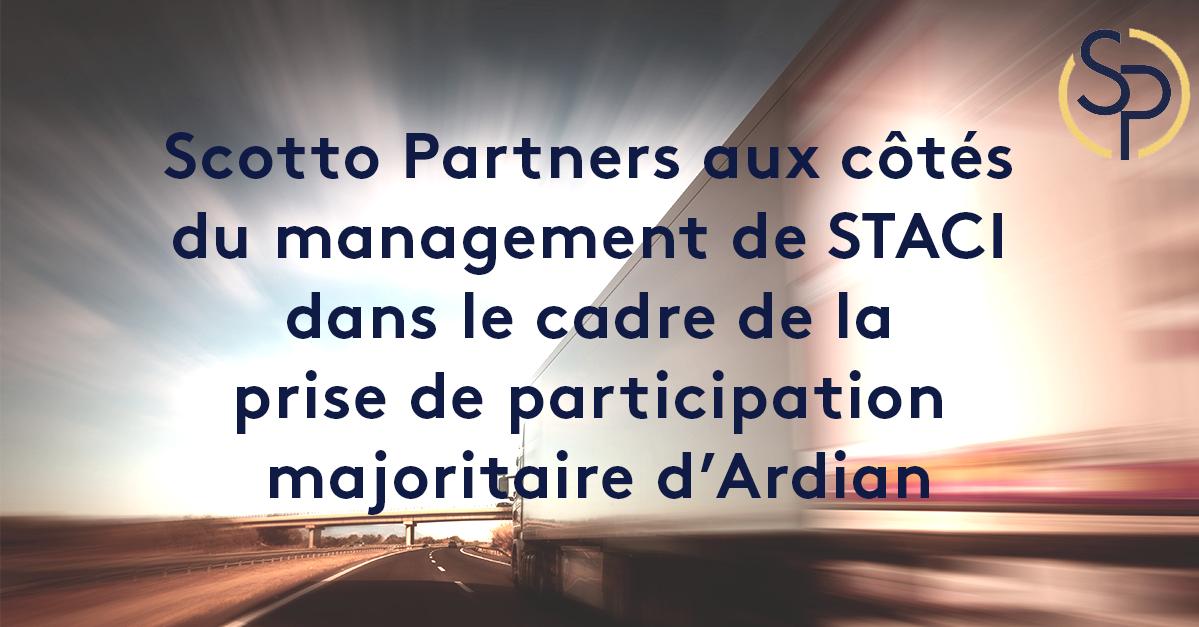 #LBO STACI : le #management conseillé par N. Menard-Durand, F. Vacher, D. Rufenacht et J. Gaillard en corporate ; par J. Commerçon, X. Colard et M. Le Roux en #fiscalité ; et par B. Thibaut et A. Tourneux en #droitsocial #privateequity #dirigeants bit.ly/33gfoNN