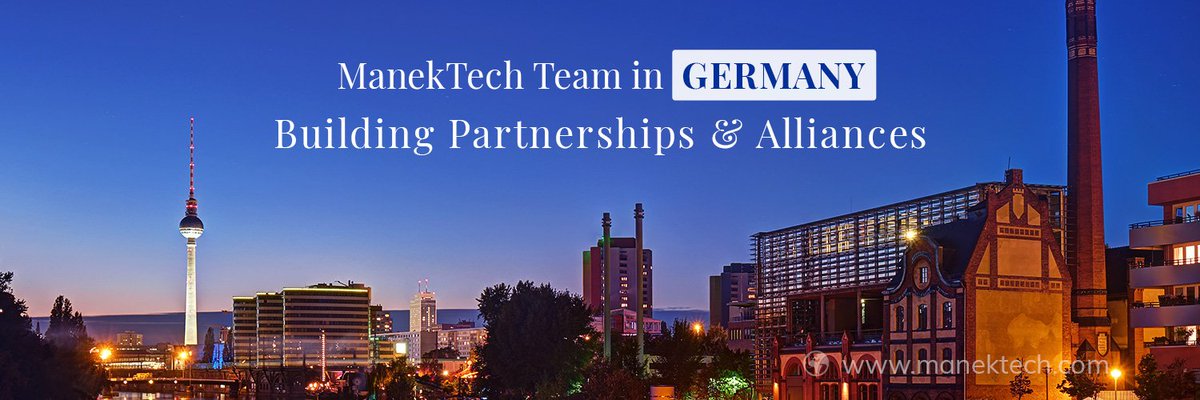 DharaManektech's tweet image. #ManekTech team in #Germany building partnerships &amp;amp; alliances