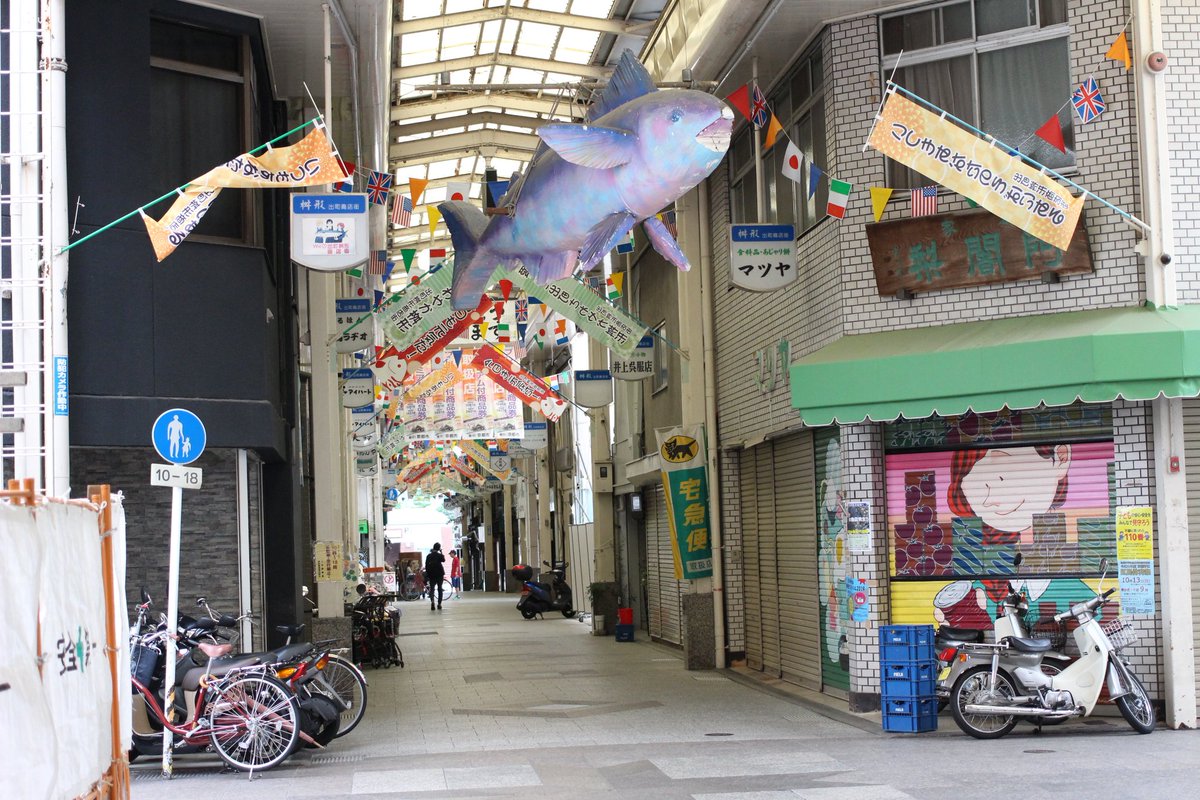 剣崎梨々花 على تويتر ドラマチックゆでたまごライド たまこまーけっと の うさぎ山商店街こと 出町桝形商店街 と鴨川デルタ