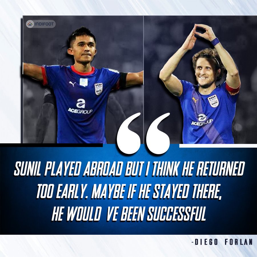 indifoot's tweet photo. Diego Forlan on Sunil Chhetri
#indifoot #IndianFootball #BackTheBlue #BleedBlue #MumbaiCityFC #BoleTohMCFC #LetsFootball #HeroISL https://t.co/ZYk2b1QbVB