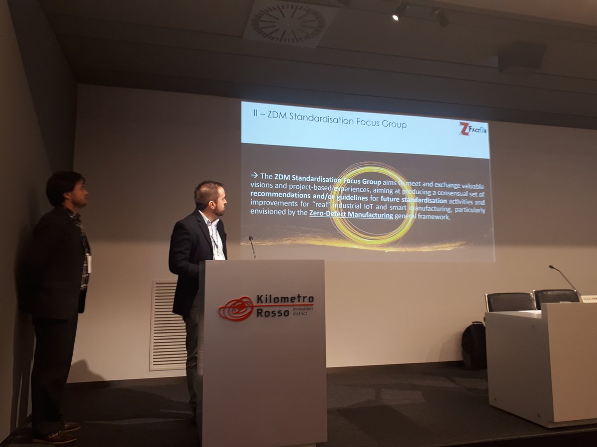 coromaproject's tweet photo. RT @Z_Fact0r: We are all about standardisation towards #zerodefect #manufacturing. @inovamais presents a common effort of #ZDM Standardisation Focus Group @Z_Fact0r, @Stream0d, #ZAero, @go0dmanproject, @coromaproject #H2020 #IoT https://t.co/fB1Hc5KfoY