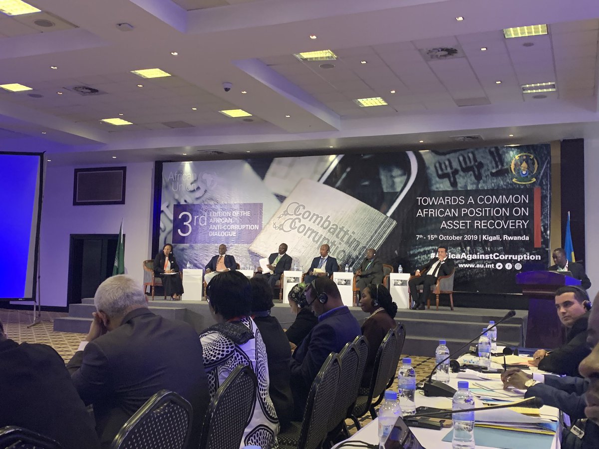 Desirelou's tweet photo. National anti-corruption and asset recovery experiences from Cameroon, South Africa, Kenya, Nigeria and Algeria have shown how encouraging African countries can keep tackling this phenomenon. An African common position is on the way. #AfricaAgainstCorruption https://t.co/dhRwVyVaEE