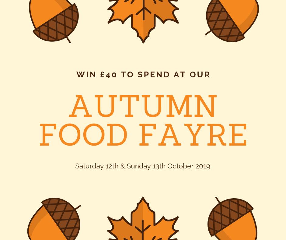 Check out our Facebook Competition where you could be in with a chance of winning £40 to spend at our Autumn Food Fayre this weekend! RT <a href="/TourismSwansea/">Tourism Swansea Bay</a> <a href="/whatsonwales/">Whatonwales.co.uk</a> <a href="/WhatsOnSwansea/">BritEvents Swansea</a> <a href="/SwanseaUniLib/">Swansea University Libraries and Collections</a> <a href="/SwanseaUni/">Swansea University</a>  <a href="/964thewave/">964thewave</a> <a href="/Gower_Holidays/">Gower Holidays</a> <a href="/gower_hour/">Gower Hour</a>