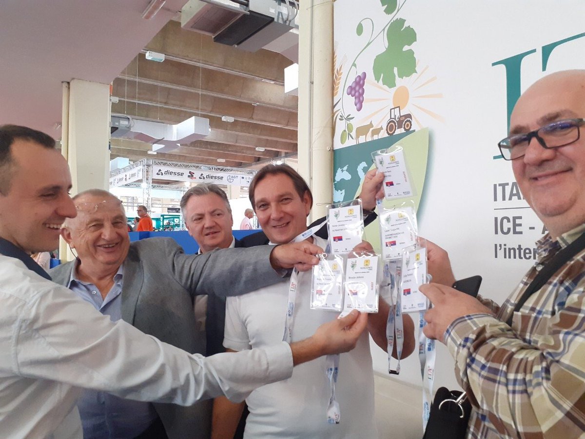 ITABelgrade's tweet photo. Agrilevante, Bari 9-13/10/2019 
Nell'organizzazione di ITA/ICE Agenzia di Belgrado e Federunacoma e' stato organizzato incoming di imprenditori Serbi alla Fiera della meccanizzazione agricola "Agrilevante" https://t.co/nzGN0YSVPe