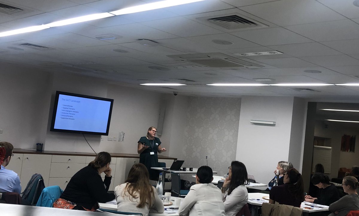 livecmc's tweet photo. Anna Olsson-Brown opens todayโs workshop with an introduction to immune-related adverse events. Looking forward to a day of exciting discussions and development of new and existing collaborations #Immunotherapy #immunoOncology #ecmcnetwork https://t.co/tU7sa3OFB4