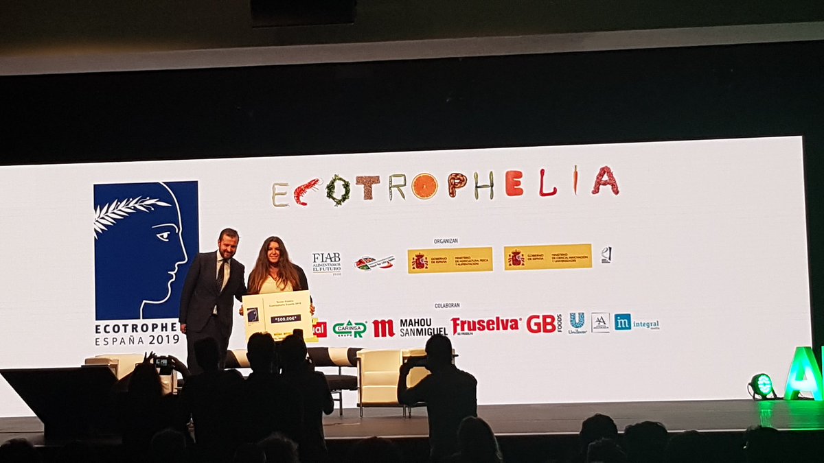 #Ecotrophelia pasa por el escenario de #ALIBETOPIAS 👏🏼

Entrega de premios del certamen <a href="/esFIAB/">FIAB</a> en el cual equipos universitarios compiten por desarrollar el producto Alimentario más innovador 🚀 Ecotrophelia.es

➡ Ganadores en el timeline de <a href="/Food4LifeSPAIN/">Food for Life-Spain</a> 😉
