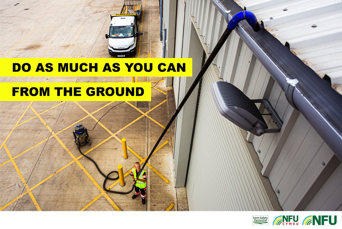 OPICOag's tweet image. OPICO are proud to be supporting @FSP_England in with their working at height campaign. Avoid roof work or work at height maintaining buildings. Do as much as you can from the ground. #FarmSafetyPartnership #FarmSafety #SafeStop #BackBritishFarming #MindYourHead