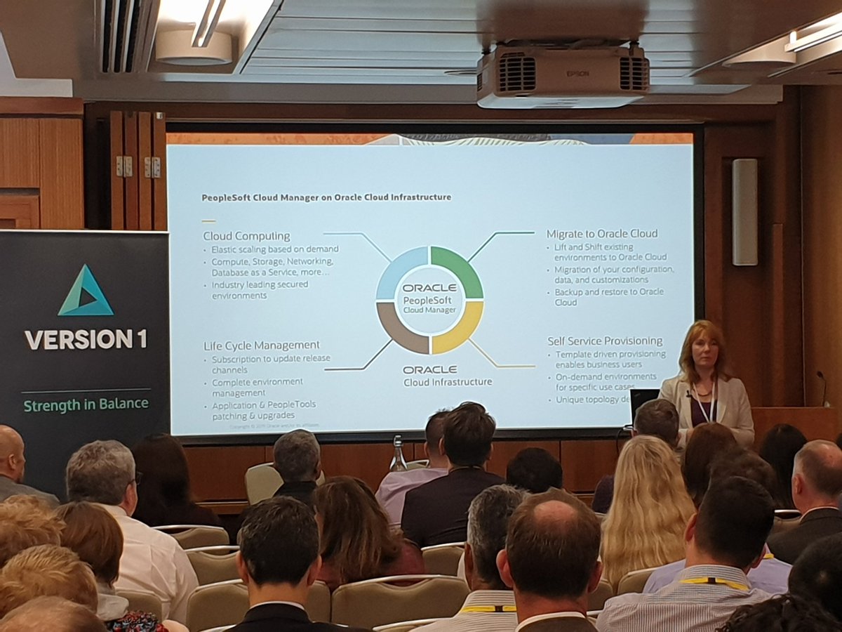 grahamsmith_101's tweet photo. #PeopleSoft on Oracle Cloud Infrastructure enhanced exponentially with the power of PeopleSoft Cloud Manager and PeopleTools automation. @CedarConsulting @version #OracleApps2019 @JacksonRebekah https://t.co/JVD7xlAD5H