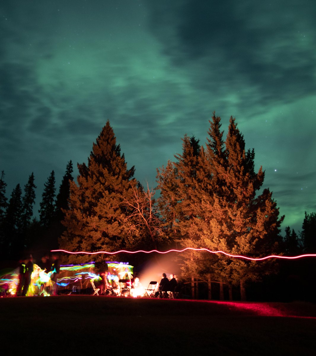 ColinGField's tweet image. Incredible night at the Dark Skies Festival in @spectacularnwt's #woodbuffalonationalpark. Shot for @parks.canada.