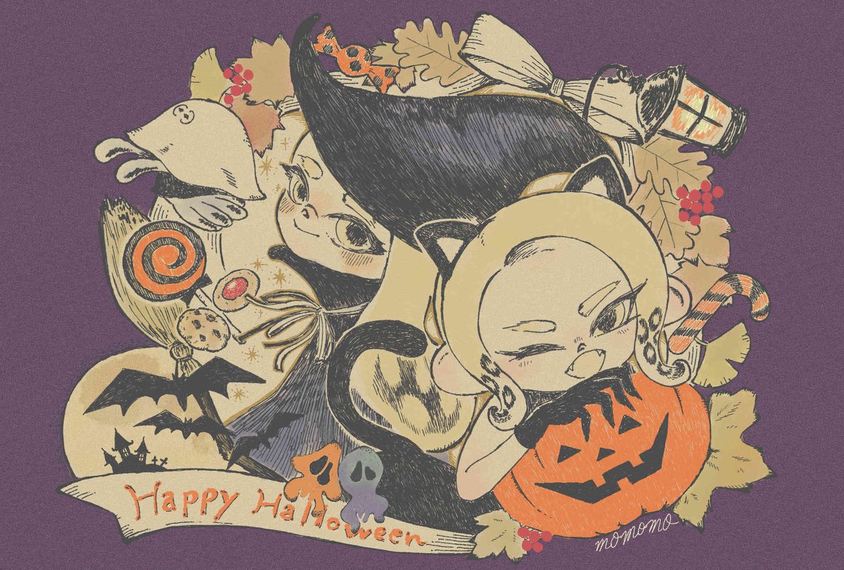 スプラトゥーン Happy Halloween Splatoon2 スプラトゥーン2 イ Momomoのイラスト