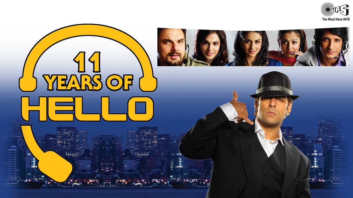 Celebrating #11YearsOfHello with @BeingSalmanKhan @SohailKhan @TheSharmanJoshi @GulPanag @ishakonnects and #AmritaArora. Hit the dance floor with these groovy numbers from director @atulreellife's film here: bit.ly/2IPy9A3 #SalmanKhan