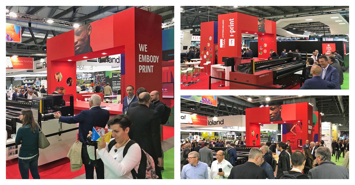 Agfa_Inkjet's tweet photo. We're off to a good start at #ViscomItalia2019 - check out our booth E28 in hall 8 #Viscom  #Viscom2019  #inkjet #largeformat #largeformatprinter https://t.co/VlVU9INGOz
