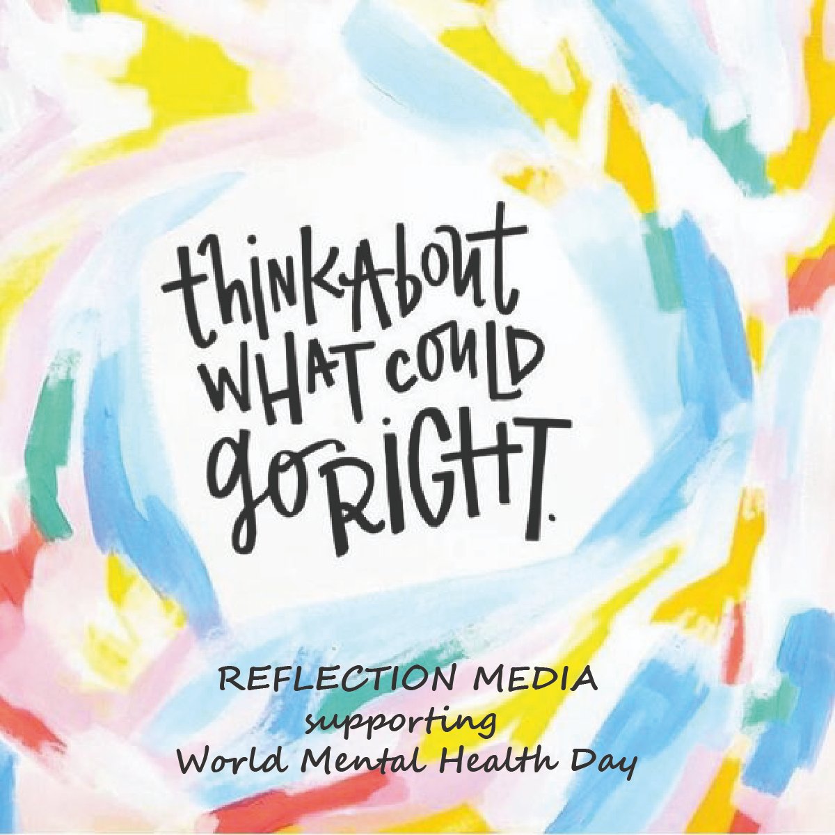 MediaReflection's tweet photo. Reflection Media supporting World Mental Health Day. Be kind to your mind people.
#reflectionmedia #worldmentalhealthday #suicideprevention #ItsOknottobeOk https://t.co/A5UZaZtQ7M