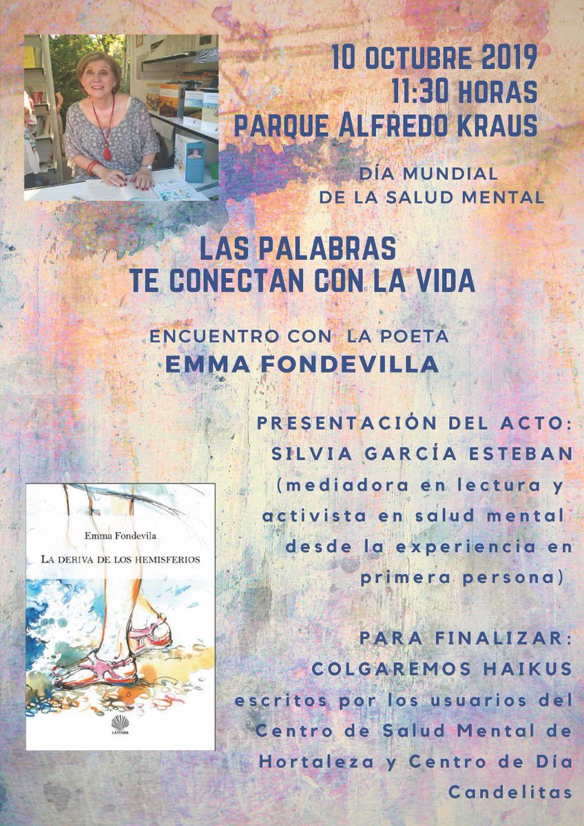 gemabenitoes's tweet photo. 🔴 Estas son algunas de las actividades que se van a llevar a cabo a propósito del #DiaMundialDeLaSaludMental ¡Anímate a participar! https://t.co/TyHNaofWUn