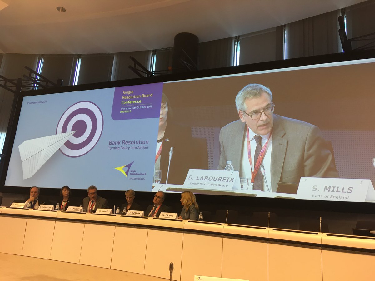 EU_SRB's tweet photo. The @EU_SRB 's Dominique Laboureix - in resolution, all partners must have their communication processes aligned #srbResolution2019 #bankingresolution #bankingunion https://t.co/IqzfF1zlVJ