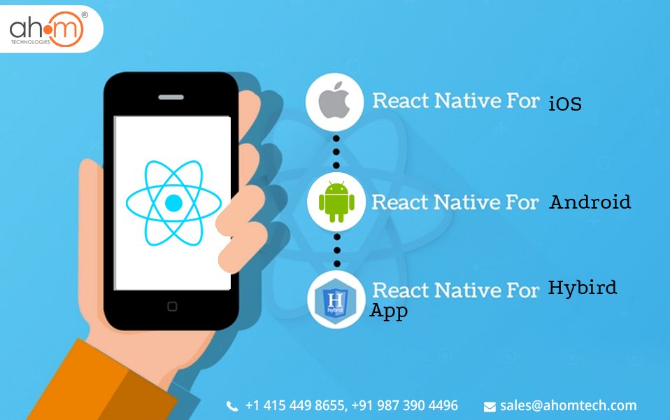 ahomtech's tweet image. One of the best JavaScript framework that is used for writing real and natively rendering mobile applications for iOS well as Android.
#ReactNativeiOS #ReactNativeAndroid #ReactHybirdApp #Android #iOS #ReactNative #Ahom #AhomTech #AhomTechnologies
Visit:ahomtech.com/react-developm…