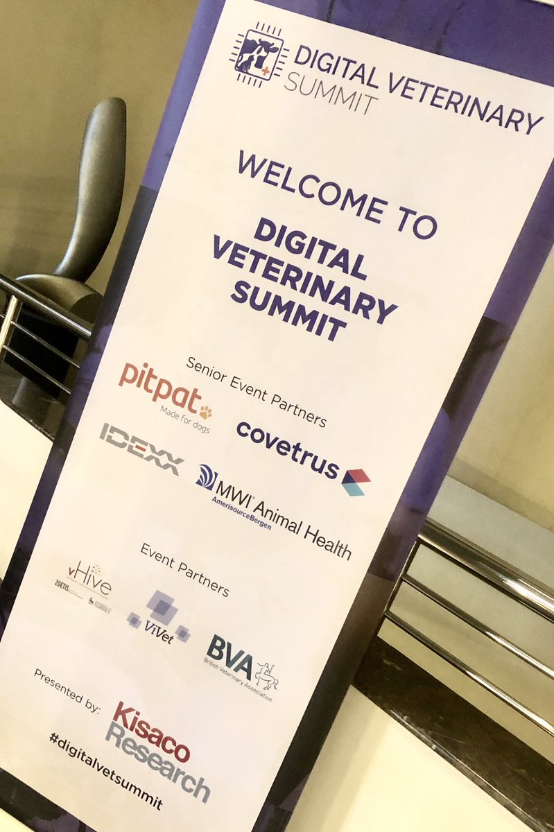 simondocvet's tweet photo. A pleasure to moderate this panel this morning at the @KisacoRes #DigitalVeterinarySummit - featuring @_Rob_Kelly @Zoetis, @CarcamoRiaza @MSDAHGB @MerckAH & Susie Samuel @eVetMarketing ๐ถ #EngagingClients #PetParents ๐ฑ #InnovationIsGREAT ๐ฌ๐ง https://t.co/6SyDtJTkGX
