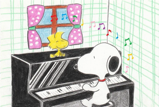 #イラスト #スヌーピー #illustration #snoopy 