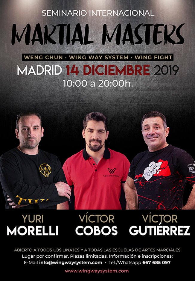 wingwaysystem's tweet photo. El 14 de diciembre volvemos a la acción con un seminario de lujo que hemos diseñado para que puedas disfrutar del Wing Chun desde diferentes perspectivas ➡️https://t.co/t2zn89Suni
#martialmasters #martialmasters2019 #artesmarciales #seminariowingchun #artesmarciales #wingchun https://t.co/o6sKOihdaw