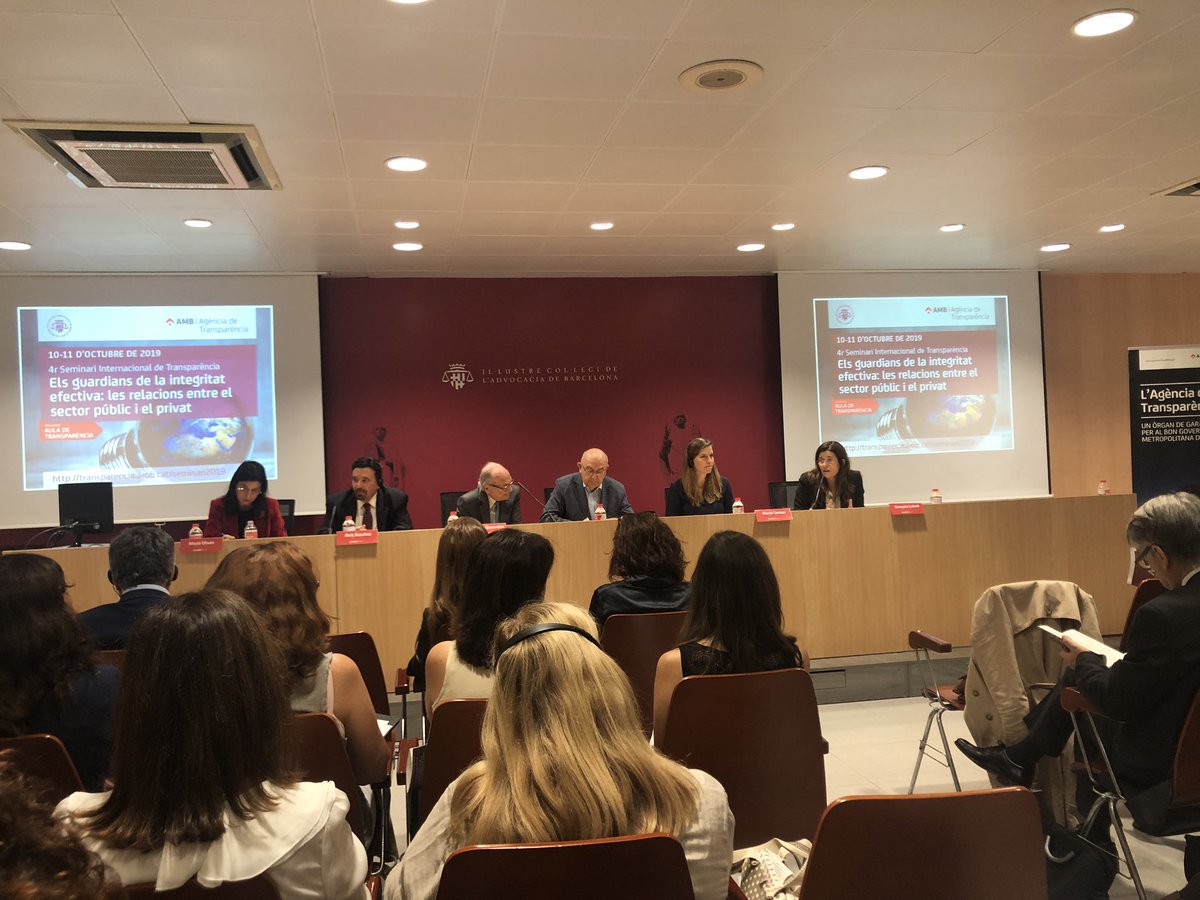 🔴Representants de la <a href="/ComissioEuropea/">Comissió Europea 🇪🇺</a>, María Oliván, de l’Oficina d’Ètica de <a href="/UN/">United Nations</a>, Rick Sanchez, de l’<a href="/HATVP/">HATVP</a>, <a href="/MarieLintzer/">Marie Lintzer</a>, de l’Oficina <a href="/AntifrauCat/">Antifrau de Catalunya</a>, Miguel Ángel Gimeno, i de l’Ajuntament de <a href="/Madrid/">Ayuntamiento Madrid</a> Carlos Granados debaten sobre el #lideratge de les polítiques d’integritat.
