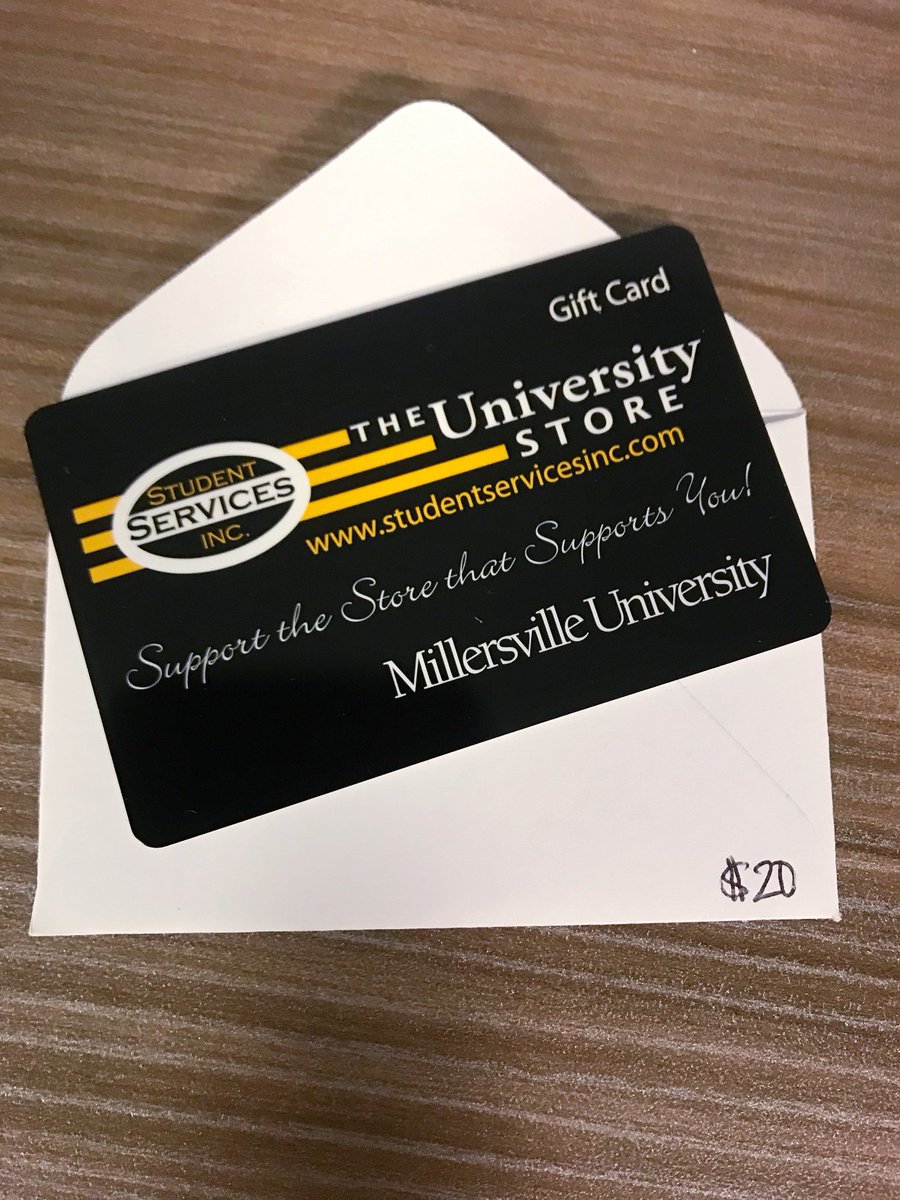 millersvilleu's tweet image. It's giveaway time. Fall Break is almost here, so we are giving away $20 gift card to The University Store. Like and retweet this post for a chance to win. #MU #giveaways #fall #MillersvilleUniversity