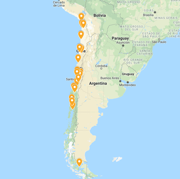CE3BSC's tweet photo. Hermanos Scouts y Radioaficionados, compartimos con ustedes el mapa de puntos registrados con nosotros 
https://t.co/YNMiStLZWN
mas info en https://t.co/2BuyljocPF https://t.co/j2alYe6s4v