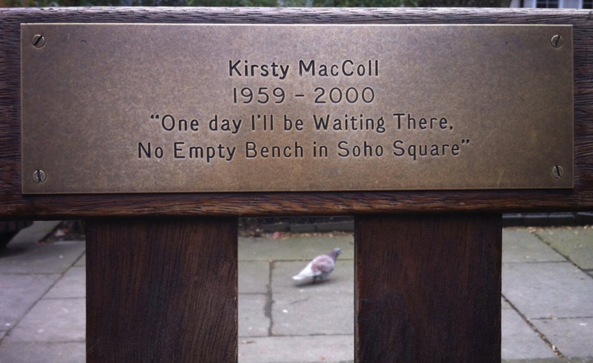 Today would have been Kirsty MacColl’s 60th birthday.

“One day you'll be waiting there 
No empty bench in Soho Square 
And we'll dance around like we don't care 
And I'll be much too old to cry 
And you'll kiss me quick in case I die 
Before my birthday”
youtu.be/thaiW9bfBM4