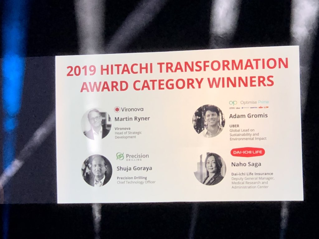 DK2209's tweet photo. Kicking off #HitachiNEXT day 2 with our @HitachiVantara Transformation Awards. Some truly inspiring customer stories https://t.co/6iguSnTpRp ❤️ #data #madeByData #PoweringGood  #proud 🙏🏻🙂#transformation #changinglives https://t.co/Mnzl7oeY3p