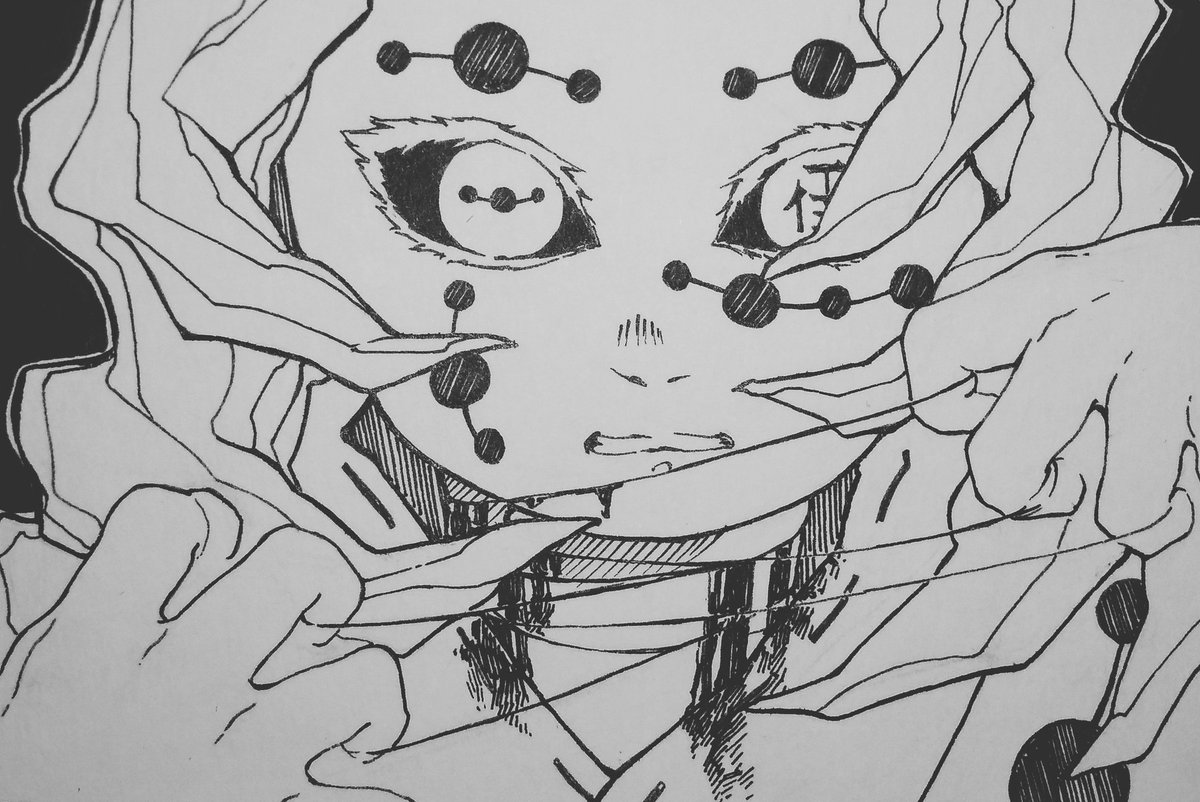 _w46877's tweet photo. #鬼滅の刃 #inktober2019 https://t.co/Ce1VXYvYYn