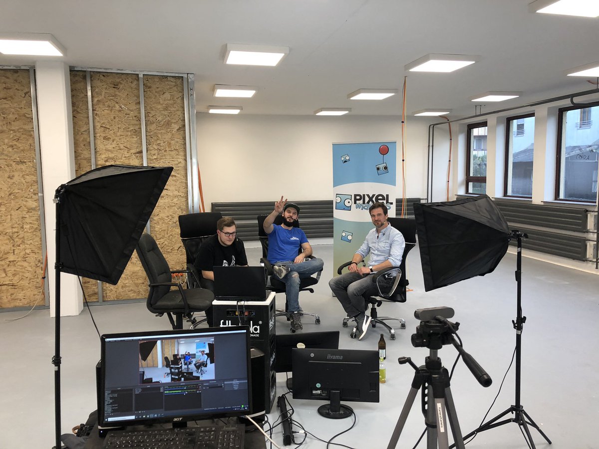 Live! Mit Benjamin Feld von <a href="/mixtvisiongames/">Mixtvision Games</a>! 👏👏👏 twitch.tv/pixel_maniacs
