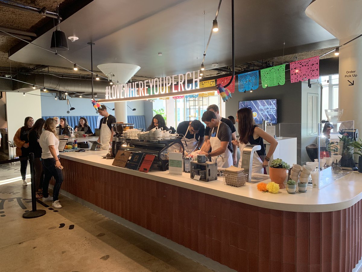 burgerandfry's tweet photo. They call it cofFREE, but it’s gotta be the most expensive coffee I’ve ever had. Thank you staff! #LoveWhereYouWork @HoopesPamela @thatcher_j @jack @michaelmontano @leslieberland @paraga @nedsegal https://t.co/0tXBl5qU9C