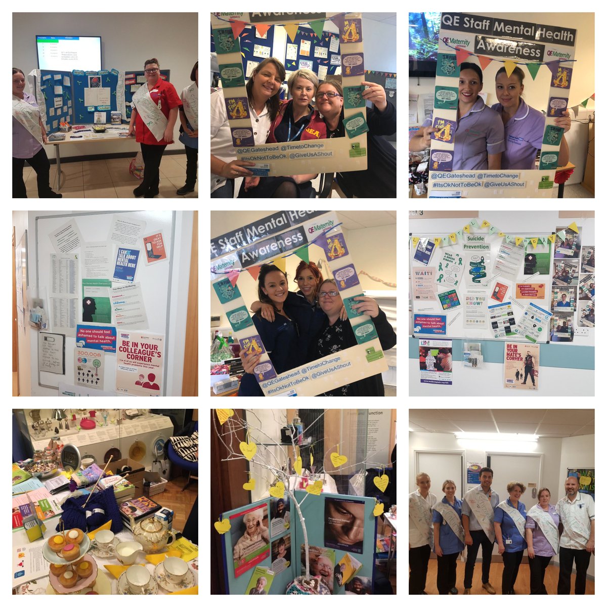 Great to see lots of activity happening around QE Gateshead for Mental Health Awareness day today! #MentalHealthAwarenessDay #EveryMindMatters