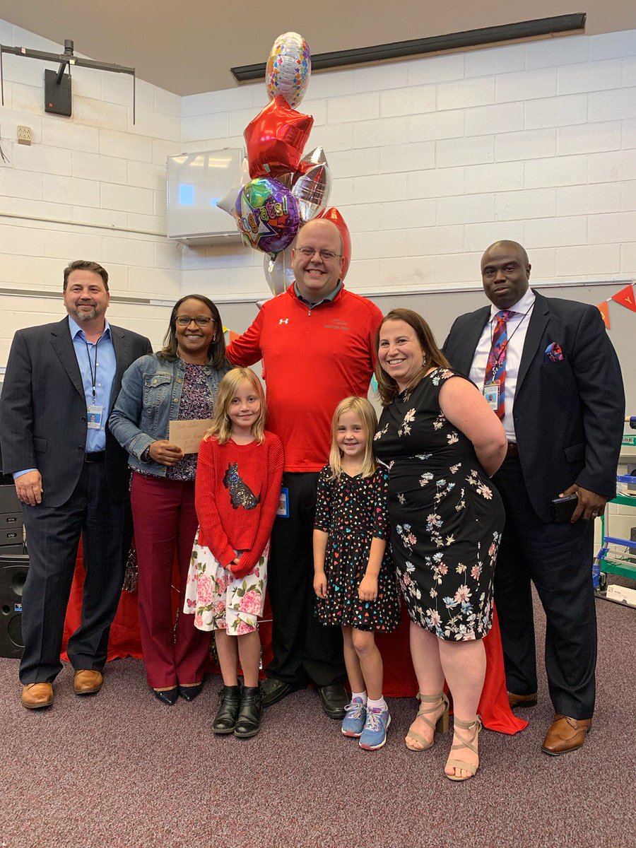 Congratulations to Principal Bales <a href="/McDougleMiddle/">C&L McDougle Middle School</a> <a href="/chccs/">Chapel Hill-Carrboro City Schools</a>. 2019-2020 Principal of the Year 🎉🎉