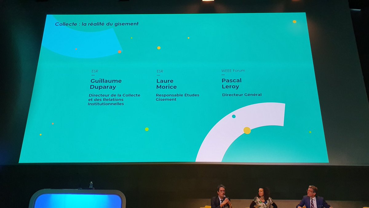 Recylum's tweet image. 3ème table ronde &quot;Collecte : la réalité du gisement&quot;