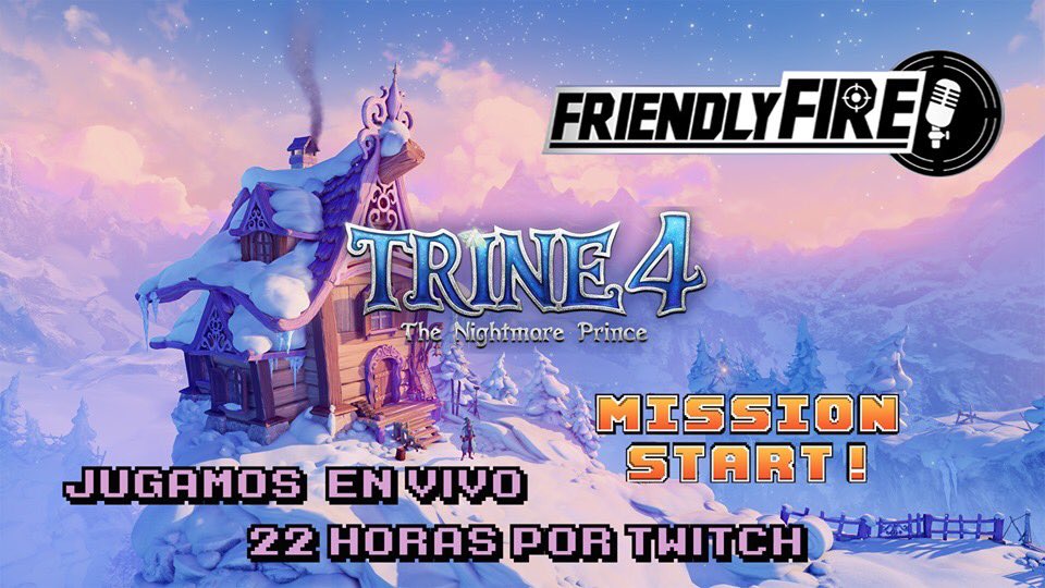 FriendlyFireVG's tweet image. No se pierdan esta noche a las 22 horas que estrenamos Trine 4 junto a @Mission__Start  y #XwindMusic en nuestro canal de twitch.tv/FriendlyFire_P… #trine4 #live #vivo #cooperativo #plataformas