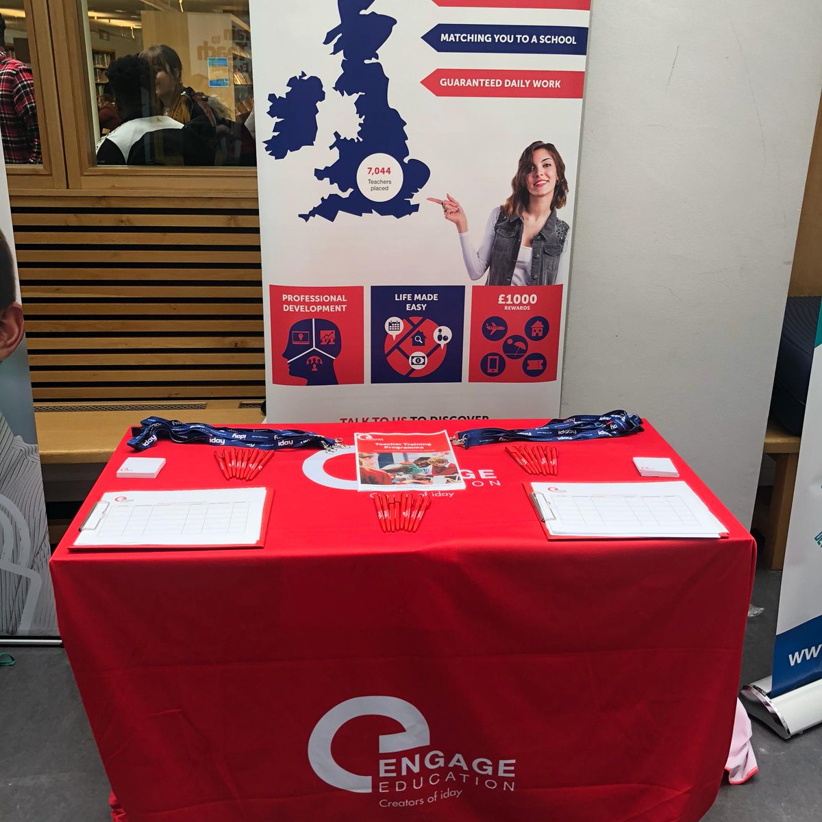 Rachel_EngageEd's tweet photo. Here we are at @itsligo  today! You can't miss us with that bright red tablecloth!! https://t.co/Ffg84jD2eu