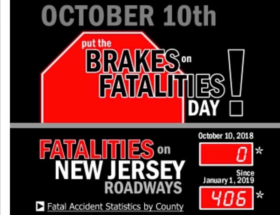 #putthebrakesonfatalities 

Today the HPD is joining the New Jersey Division of Highway Traffic Safety and law enforcement throughout NJ in supporting ‘Put the Brakes on Fatalities Day’! ...Drive/Walk/Bike Safe...Click the link for info:

nj.gov/oag/hts/put-br…