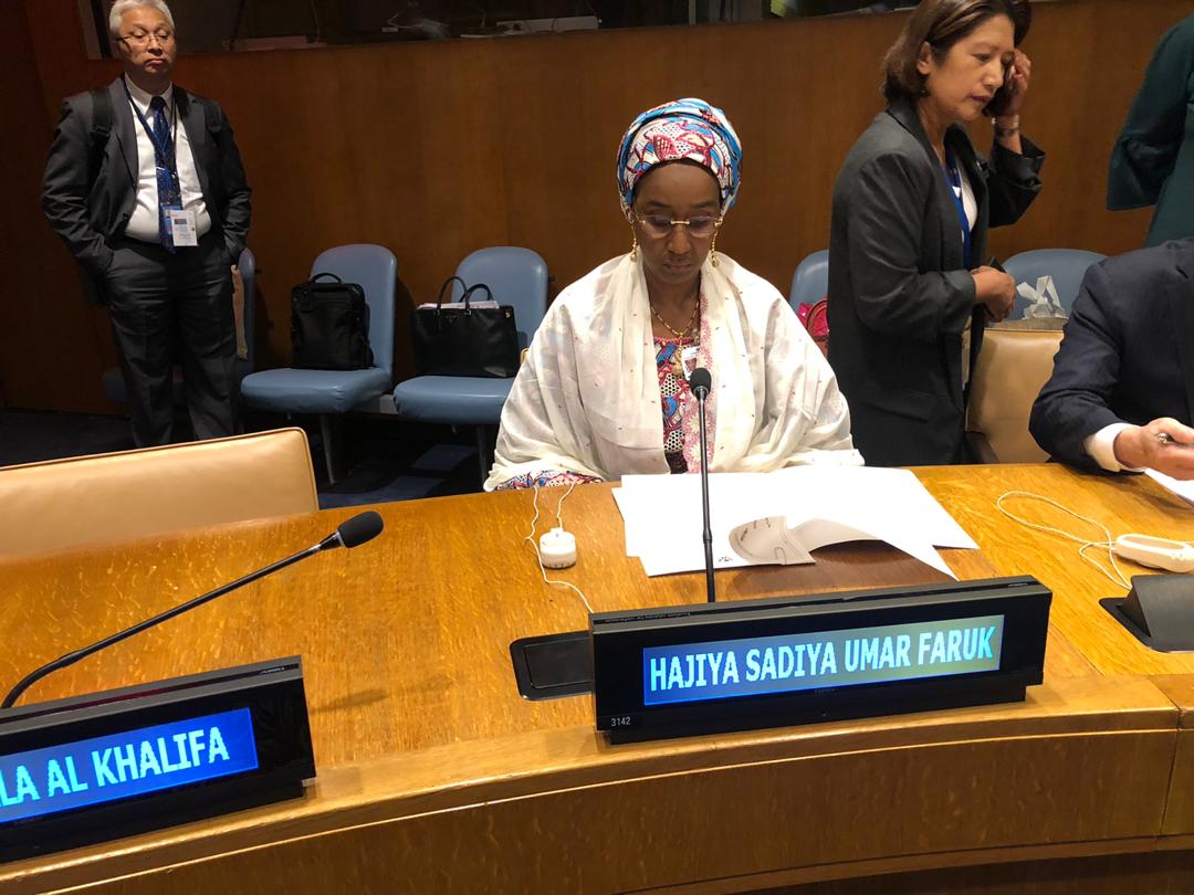 Sadiya_farouq's tweet photo. (1) #Throwback - At the 2019 #UNGA event - “Combatting Human Trafficking in Migration Context”. The discussions bordered on how to multilaterally combat illegal migration, where each country gave a detailed account of their approaches to stop illegal migration... https://t.co/eL4gd887Q3