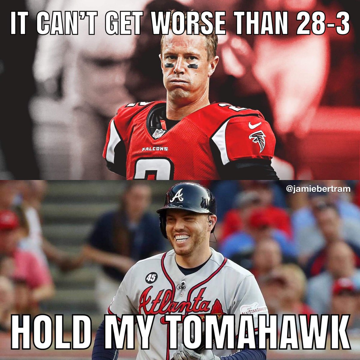 Enabors75's tweet photo. @MorningShowWZGC @Braves @AtlantaFalcons seriously both organizations need to do cleanses https://t.co/4bOwJymJiw