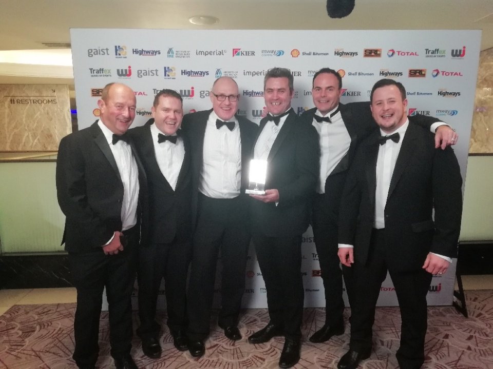 We're delighted to have #won 'Most innovative Highway Authority Scheme of the year' at last night's #HighwaysAwards19. Thank you to our clients NMWTRA and Welsh Government!