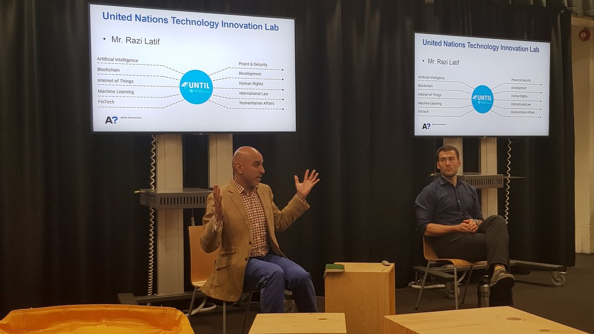 Mr Razi Latif talks us through the concept of co-creation and the vision of the UN's Technology Innovation Lab #UniPID #DocNet <a href="/harrafecreif/">F</a>