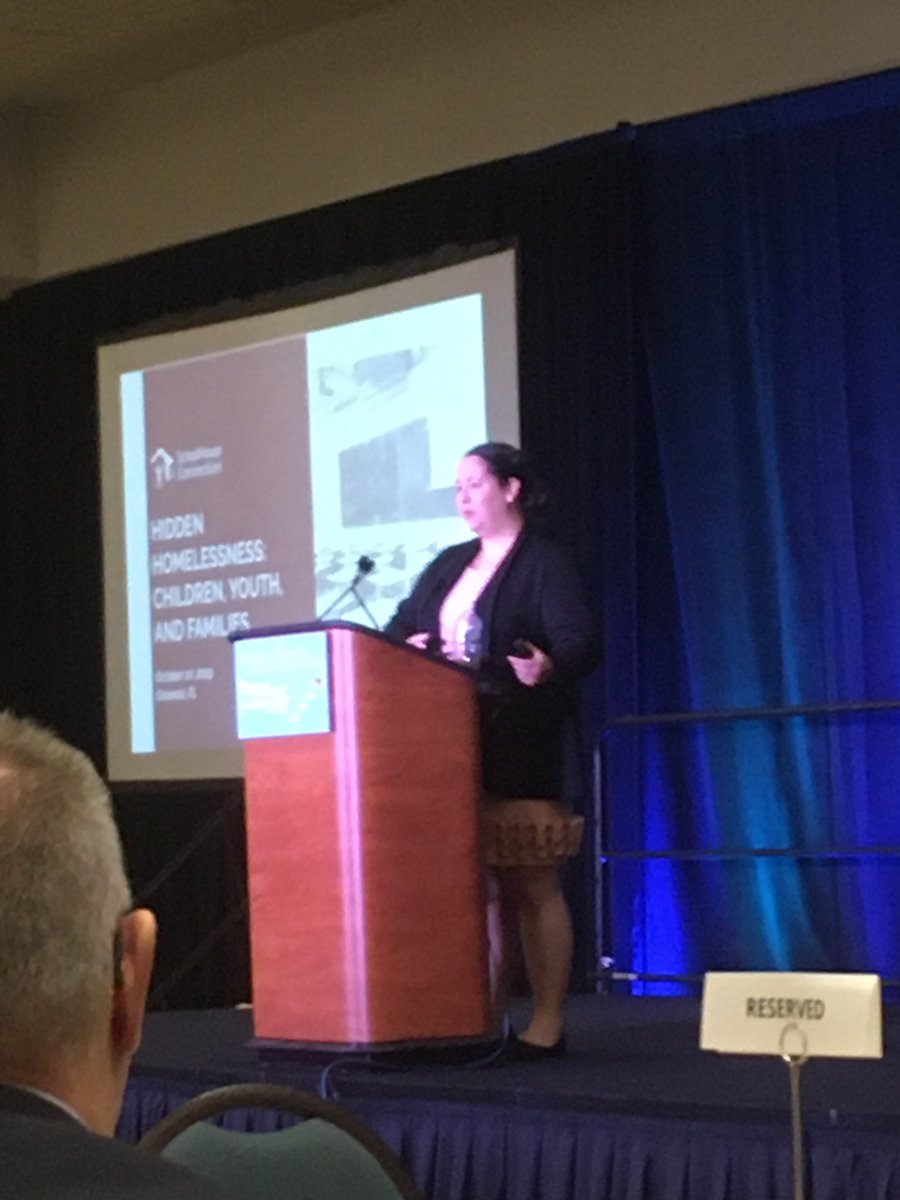 cityofpeace's tweet photo. Jordyn Roark powerfully sharing from her own experience of homelessness as a youth #FCHconference19 #EndFloridaHomelessness https://t.co/fRM8t36iLf